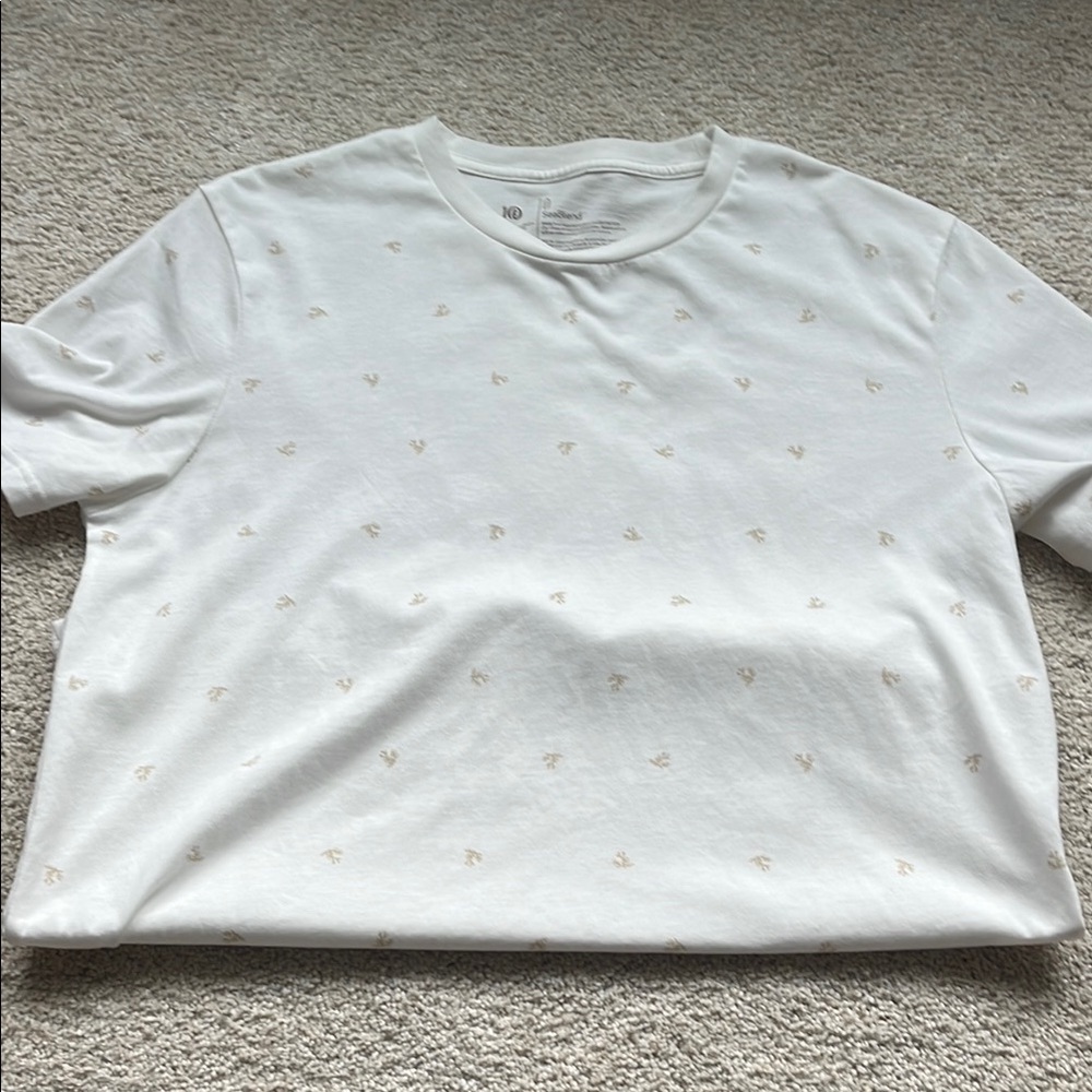 White Patterned T-Shirt